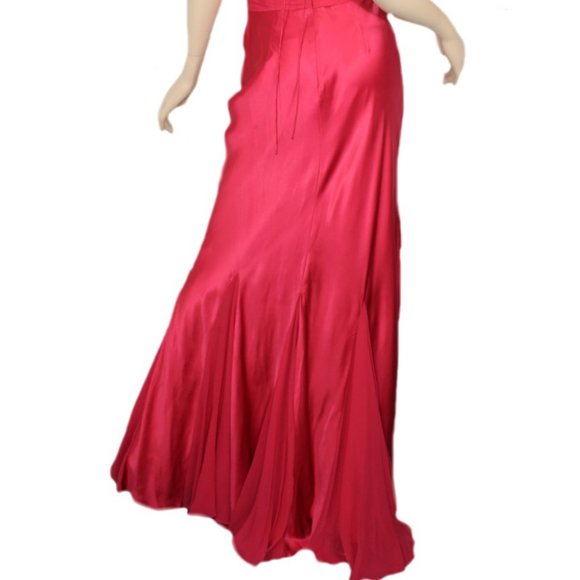 AIDAN MATTOX Pink Gown Dress Evening Formal Prom Sz 10 Medium New 350$ - Picture 4 of 4